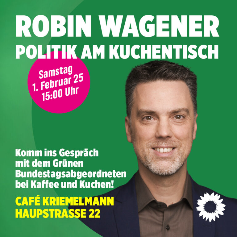 „Politik am Kuchentisch“ mit Robin Wagener MdB